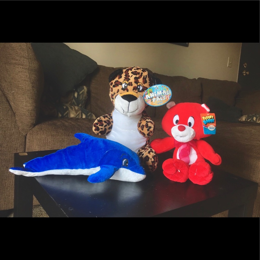 Trio of stuffed animals